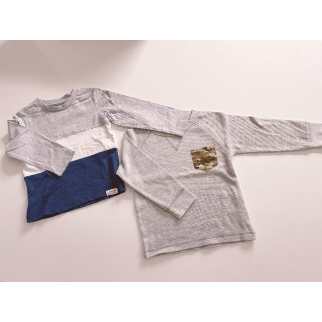西松屋(ニシマツヤ)のロンT2枚セット キッズ/ベビー/マタニティのキッズ服男の子用(90cm~)(Tシャツ/カットソー)の商品写真