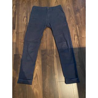 ザラ(ZARA)の専用　Zara スキニー　チノパン　36 ストレッチ　ネイビー(チノパン)