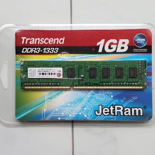 トランセンド(Transcend)のTranscend DDR3-1333 1GB 永久保証　JM133KLU-1G(PC周辺機器)