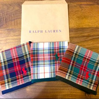 ラルフローレン(Ralph Lauren)の【新品！送料こみ】ラルフローレンハンカチセット(ハンカチ)