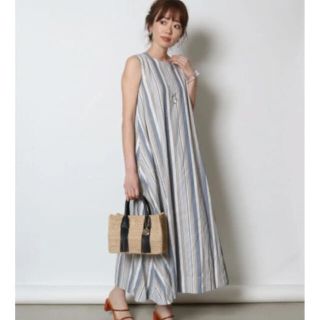 スコットクラブ ストライプ マキシワンピース/ロングワンピース