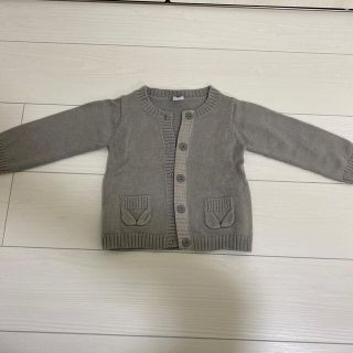 プチバトー(PETIT BATEAU)のPETIT BATEAU カーディガン　とても美品　95サイズ(カーディガン)