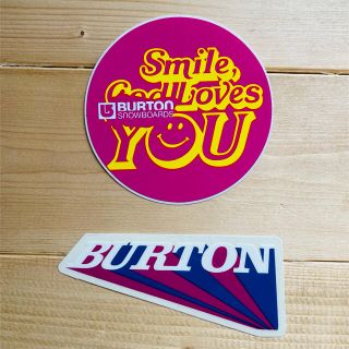 バートン(BURTON)のBurtonステッカー2枚セット(アクセサリー)