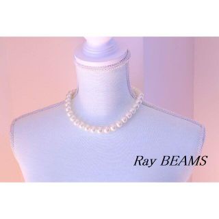 レイビームス(Ray BEAMS)のWA454】Ray BEAMS パール ビーズ 12mm玉 ショート ネックレス(ネックレス)