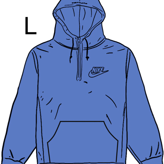 Supreme Nike Half Zip Hooded Sweatshirt