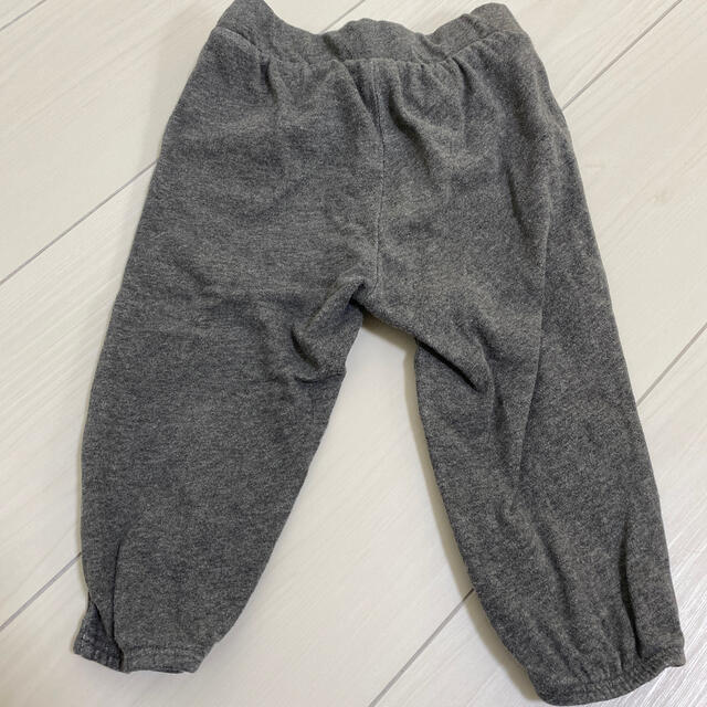 babyGAP(ベビーギャップ)のbaby Gap 80サイズ長ズボン　グレー美品 キッズ/ベビー/マタニティのベビー服(~85cm)(パンツ)の商品写真