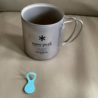 スノーピーク(Snow Peak)のスノーピーク チタンダブルマグ 220 品薄　入手困難(食器)