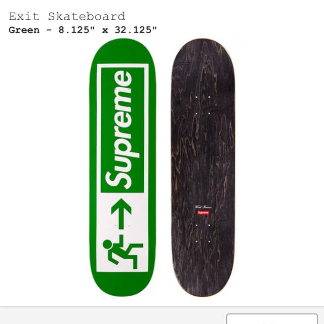 売れ筋】 Supreme Exit Skateboard スポーツ/アウトドア