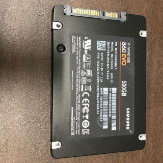 サムスン(SAMSUNG)のNAND SSD 500GB 860 EVO Samsung RKM-20(PCパーツ)