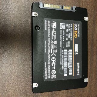 サムスン(SAMSUNG)のNAND SSD 500GB 860 EVO Samsung RKM-21(PCパーツ)