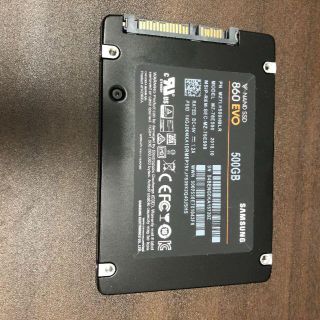 サムスン(SAMSUNG)のNAND SSD 500GB 860 EVO Samsung RKM-22(PCパーツ)