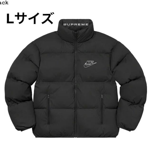 Supreme/NikeReversible Puffy Jacket 黒 L