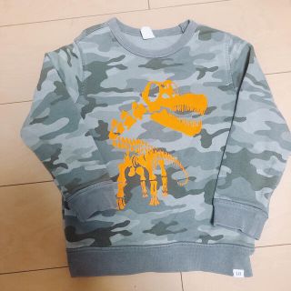 ギャップキッズ(GAP Kids)の【キッズ110】GAP恐竜トレーナー(Tシャツ/カットソー)