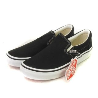 ヴァンズ(VANS)のバンズ VANS v98cla SLIP ON ブラック(スニーカー)