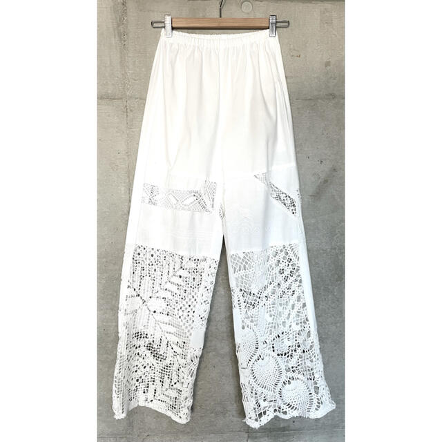 MALION VINTAGE CROCHET LACE PANTS