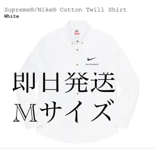 シュプリーム(Supreme)のMサイズ NIKE supreme Cotton Twill Shirt (シャツ)