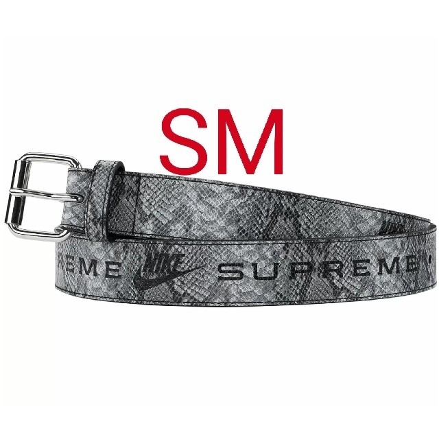 Supreme × NIKE Snakeskin belt S/M