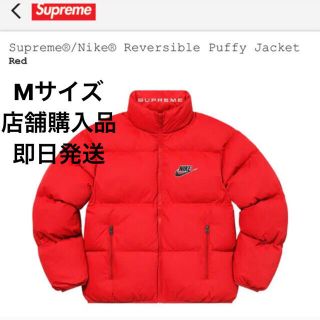 シュプリーム(Supreme)のsupreme Nike puffy jacket M(ダウンジャケット)