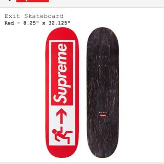 シュプリーム(Supreme)のsupreme Exit Skateboard (スケートボード)