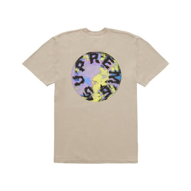 supreme marble tee L logo マーブル　tシャツ　白