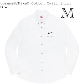 シュプリーム(Supreme)のSupreme Nike Cotton Twill Shirt Mサイズ(シャツ)