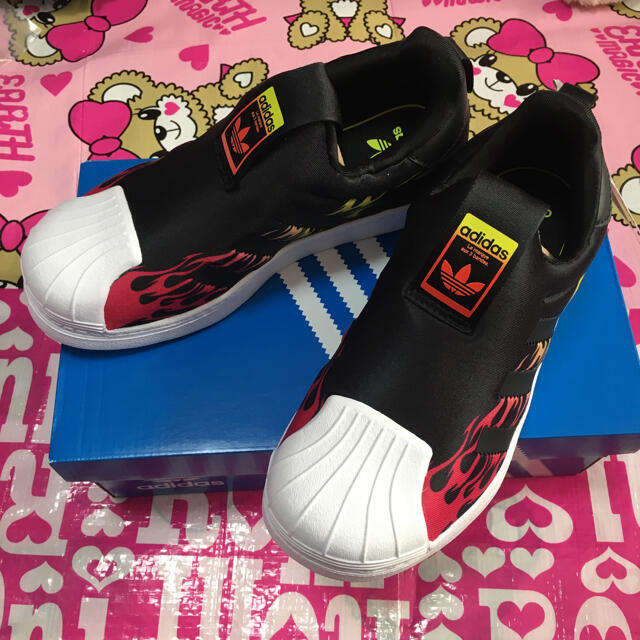 adidas original★スニーカー★ブラック★20cm★スーパースター