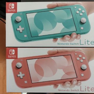 ニンテンドースイッチ(Nintendo Switch)の【新品未使用】ニンテンドースイッチLite 2台(家庭用ゲーム機本体)