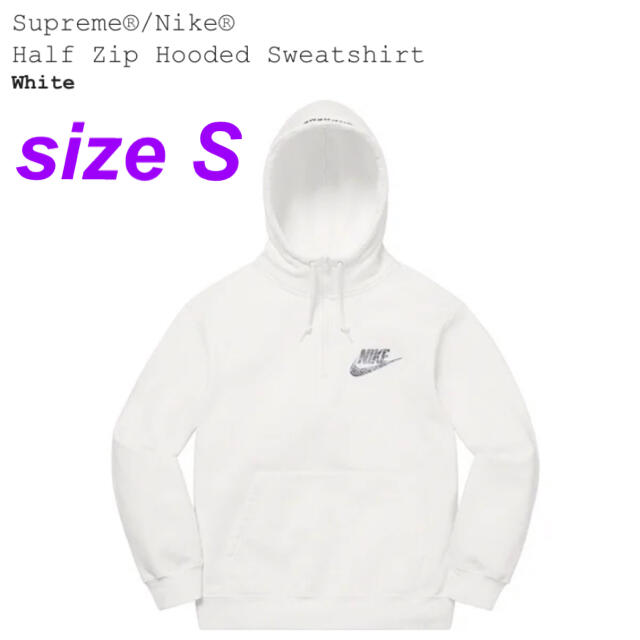 Supreme Nike Half Zip Hooded Sweat S - パーカー