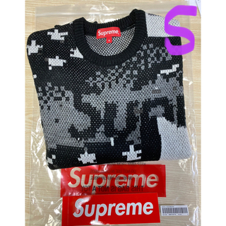 シュプリーム(Supreme)のdereraw様専用 supreme digital flag sweater (ニット/セーター)