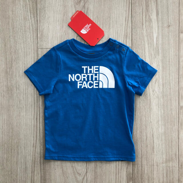 The North Face 海外限定 Tnf ノースフェイス ベビー ロゴtシャツ ライトブルー 85cmの通販 By The Avenue ザ ノースフェイスならラクマ