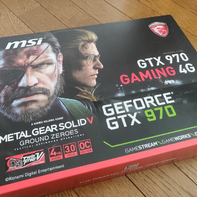 中古 msi GTX 970 GAMING 4G スマホ/家電/カメラのPC/タブレット(PCパーツ)の商品写真