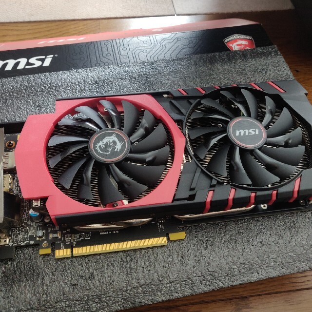 中古 msi GTX 970 GAMING 4G スマホ/家電/カメラのPC/タブレット(PCパーツ)の商品写真