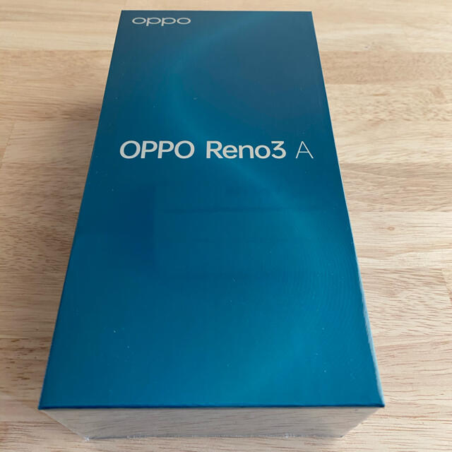 【新品未使用】OPPO Reno3 A  SIMフリー（オッポ公式）版 ブラック色ブラック