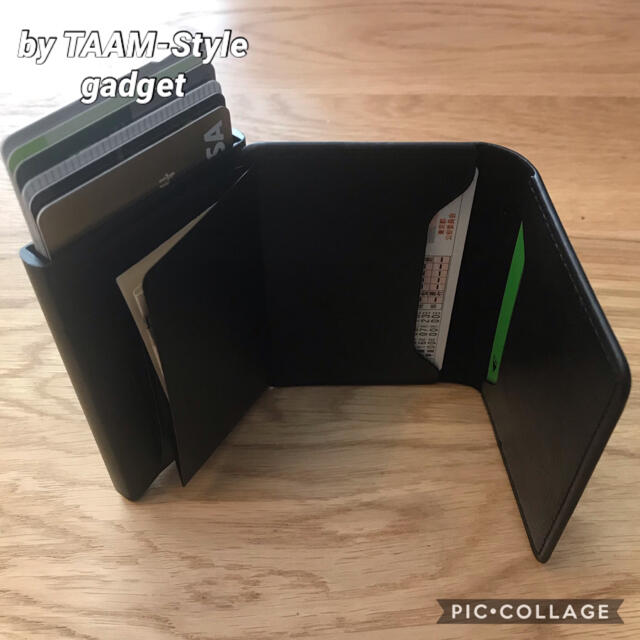 ミニウォレット　カードケース　コンパクトな財布　ガジェット メンズのファッション小物(折り財布)の商品写真