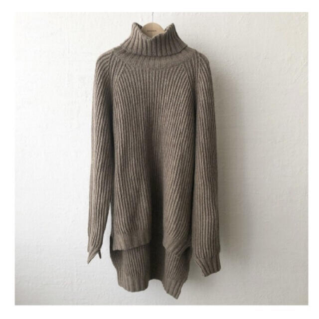 HOWDY.   over turtle knit (brown)