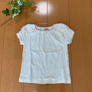 スーリー(Souris)のスーリー☆半袖カットソー100 お花(Tシャツ/カットソー)