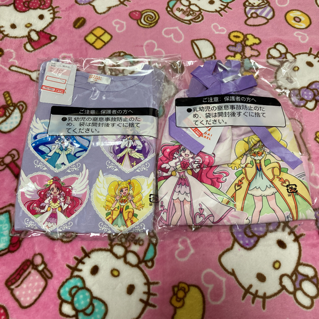 しまむら(シマムラ)の奏さん専用　ヒーリングっどプリキュア　トップス&スカート　110 新品 キッズ/ベビー/マタニティのキッズ服女の子用(90cm~)(Tシャツ/カットソー)の商品写真