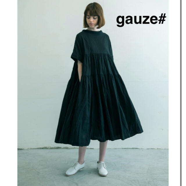 Veritecoeur(ヴェリテクール)のgauze# 2way ティアードワンピース レディースのワンピース(ロングワンピース/マキシワンピース)の商品写真