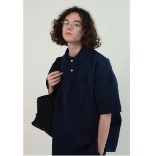 ダイワピア39 Tech Polo S/S ネイビー L daiwapier39