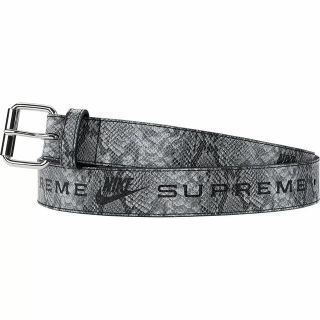 シュプリーム(Supreme)のS/M Supreme Nike Snakeskin Belt Black 新品(ベルト)