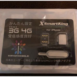 SmartkingX【SIMロック解除アダプター】iOS14.4まで(その他)