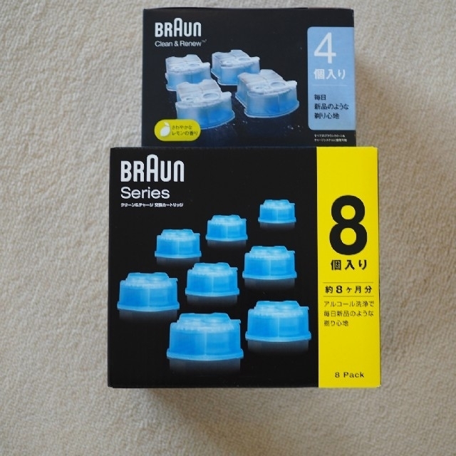 BRAUN ブラウン アルコール洗浄液 (8+4＝12個入) メンズシェーバー用