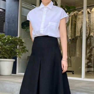 美品 マディソンブルー スリーブレス シャツ ブラウス 白 ホワイト