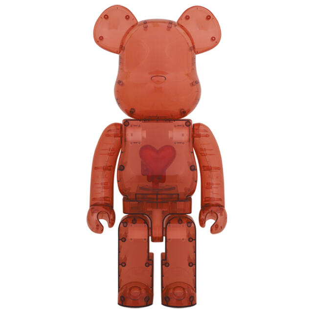 MEDICOM TOY - BE@RBRICK Emotionally Clear Red Heart