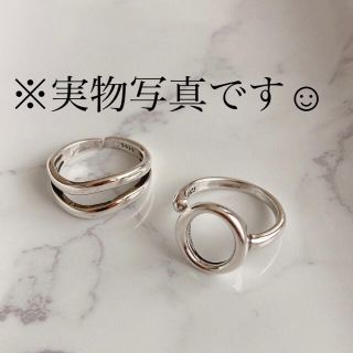 ◆新品/未使用◆ オーバル サークルリング 2個セット(リング(指輪))