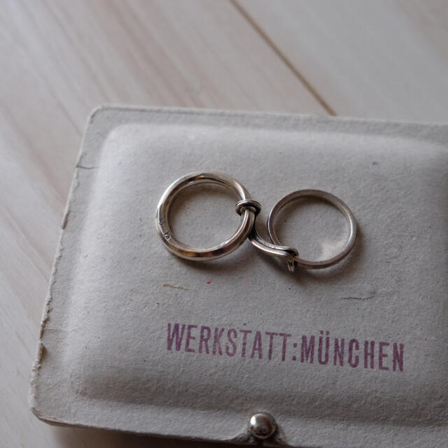 Chrome Hearts(クロムハーツ)のWERKSTATT:MUNCHEN 2連リング　サイズM 付属品完備 メンズのアクセサリー(リング(指輪))の商品写真