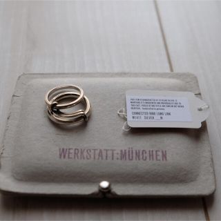 クロムハーツ(Chrome Hearts)のWERKSTATT:MUNCHEN 2連リング　サイズM 付属品完備(リング(指輪))