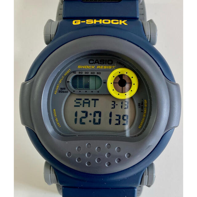 G-SHOCK G-001 ジェイソン イエローアイ ネイビーグレー 美品 復刻