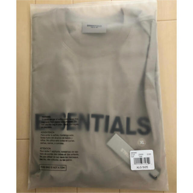 【送料込み★】ESSENTIALS Tシャツ TAN FOG XL 2020ss 3