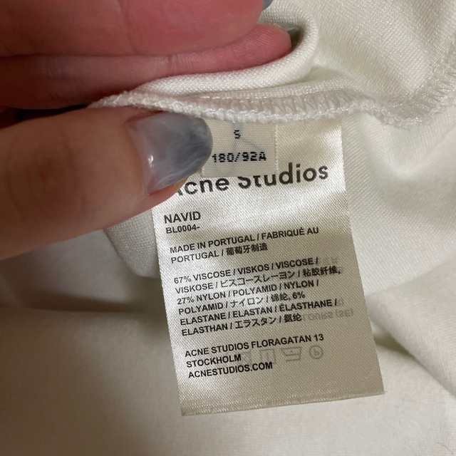 ACNE(アクネ)の【ACNE STUDIOUS】ユニセックス　edition限定ロゴTシャツ メンズのトップス(Tシャツ/カットソー(半袖/袖なし))の商品写真